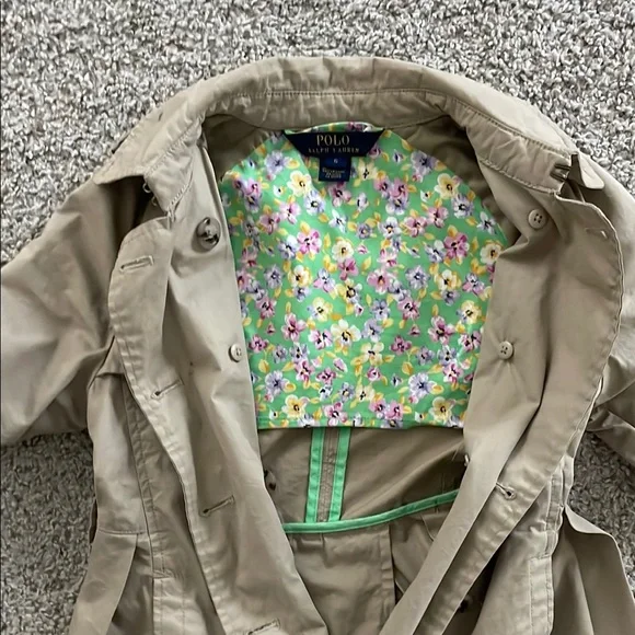 Polo by Ralph Lauren Tan Kids Pea Coat - Picture 3 of 3